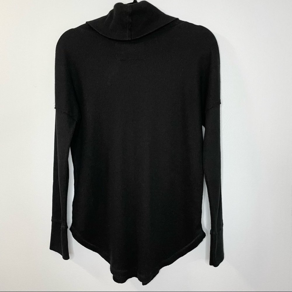 Anthropologie Maeve Ainsley Thermal Turtleneck Top - Picture 4 of 7